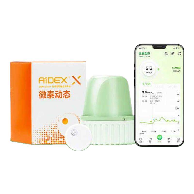 微泰医疗二代动态血糖仪免扎手