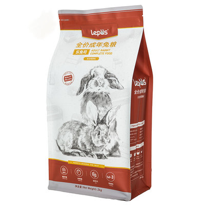 乐兔司成兔专用粮2kg升级美毛Pro