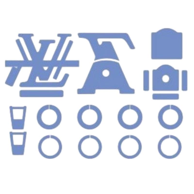 适用于lv新邮差链条包new chain bag包包全套贴膜passy链条包保护