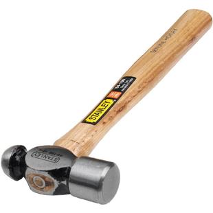 史丹利圆头锤家用五金木柄锤锻打奶头锤安装锤子钢锤榔头锤子