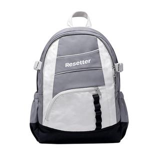 Resetter双肩包初中生大学生背包15寸电脑包小众原创高中生书包女