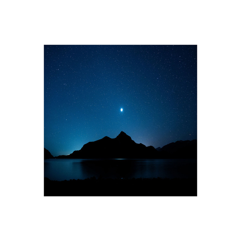 鱼缸背景贴画海滩海洋夜空星空风景造景壁画定制水族箱缸外自粘画