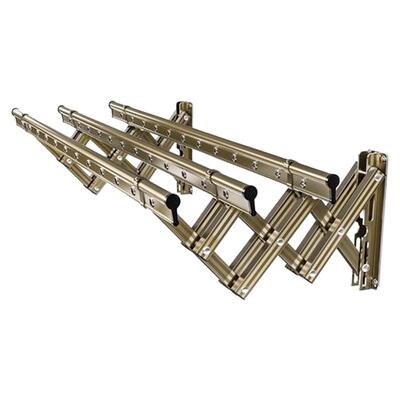 升技阳台伸缩晾衣架户外折叠晾衣杆家用推拉式窗外室外晒衣架凉衣