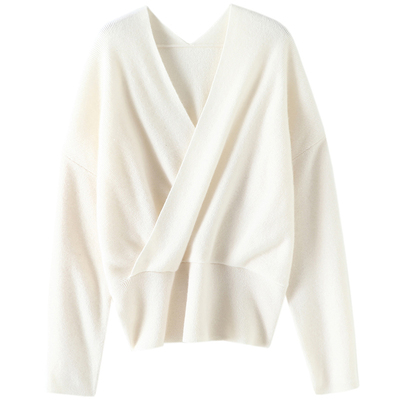 启超高端100%纯山羊绒衫