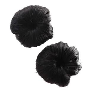 宝宝头饰可爱仿花苞夹子逼真丸子头发夹儿童网红发卡婴儿假发发饰