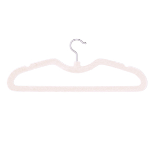 植绒衣架短颈衣服架子家用挂衣无痕防滑防肩角短脖整理师专用衣撑