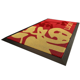 高弹尼龙丝门口地垫2026新款红色喜庆地毯入户门外蹭脚垫门垫进门