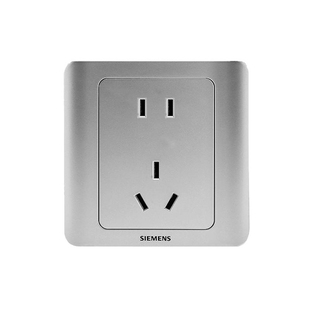 西门子开关插座远景彩银家用 五孔16A空调墙壁带单控双控墙壁面板