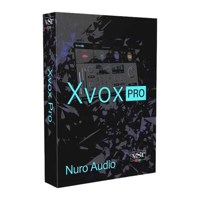 直播人声效果器Nuro Audio Xvox零延迟通道条智能混音插件Win/Mac