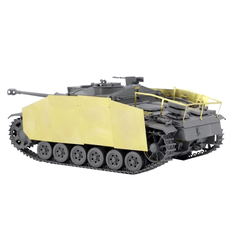 恒辉 边境 BT020 1/35 三号突击炮G后期型拼装模型 全内构 附兵人