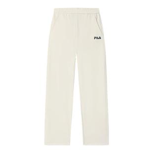 FILA斐乐情侣针织长裤2025秋季新款休闲卫裤男宽松收口运动裤女