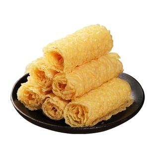 响铃卷油炸腐竹三秒豆皮卷螺蛳粉豆衣干货火锅食材麻辣烫商用