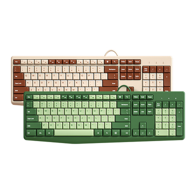 BOW静音电脑键盘有线鼠标