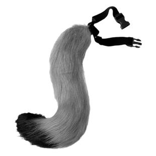 万圣节日系手作猫尾巴cos玩具仿真狐狸尾巴cosplay猫娘毛绒配饰