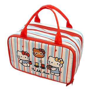 可套拉杆箱上的化妆包！便携大容量旅行洗漱包化妆品收纳包女可爱