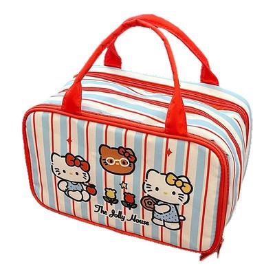 可套拉杆箱上的化妆包！便携大容量旅行洗漱包化妆品收纳包女可爱