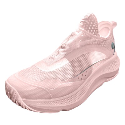 李宁一脚蹬休闲鞋2024夏季soft go女子透气休闲运动鞋增高AGLU106