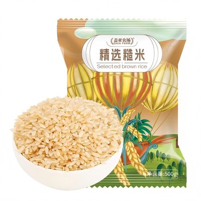 当季糙米1斤装盖亚农场