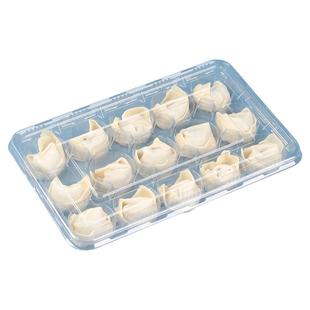 馄饨打包盒一次性生小混沌小笼包速冻盒云吞专用盒商用收纳盒分格
