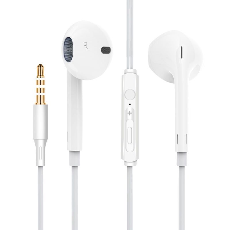 入耳式手机耳机适用于vivo小米OPPO通用有线耳塞音乐重低音通用