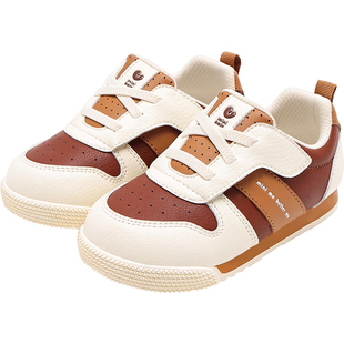 迷你巴拉巴拉男女童宝宝专利止滑儿童休闲运动鞋秋冬款童鞋