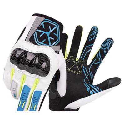 赛羽骑行摩托行手套MC122夏季赛车骑士机车防摔碳纤可触屏男款