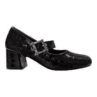 （现货）涅墨西斯小熊潘达日系INS潮复古高跟玛丽珍原创lo鞋单鞋