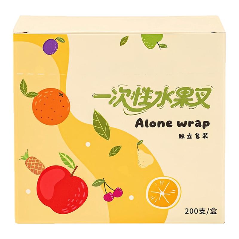 水果叉子一次性食品级家用轻奢签