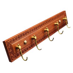 清仓挂衣钩中式实木玄关挂衣钩壁进门入户衣帽挂钩门后客厅挂衣钩