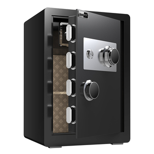 欧奈斯机械锁刻度密码保险柜家用保险柜全钢小型防盗钥匙机械保险箱衣柜床头柜入柜老式保管箱夹万带锁收纳柜