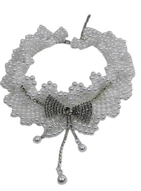 仿珍珠蝴蝶项链女气质百搭锁骨链