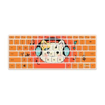 创意卡通键盘膜适用惠普暗影精灵11华硕天选6Pro戴尔保护膜联想Y9000P红米REDMIBook16防尘罩小新Pro14全覆盖