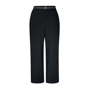 2026春季加大码直筒裤女胖mm宽松显瘦垂感妈妈阔腿通勤休闲西装裤