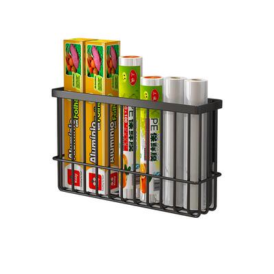 免打孔铁艺置物架磁吸收纳神器