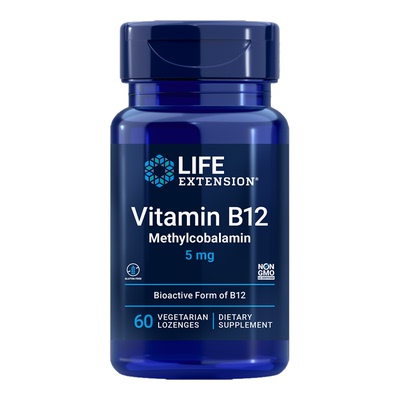 LifeExtension活性B12甲钴胺60粒