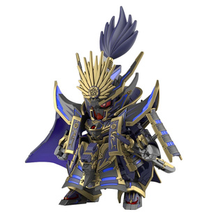 万代敢达拼装模型BB战士 SD高达世界英雄传 信长艾比安黑暗面具