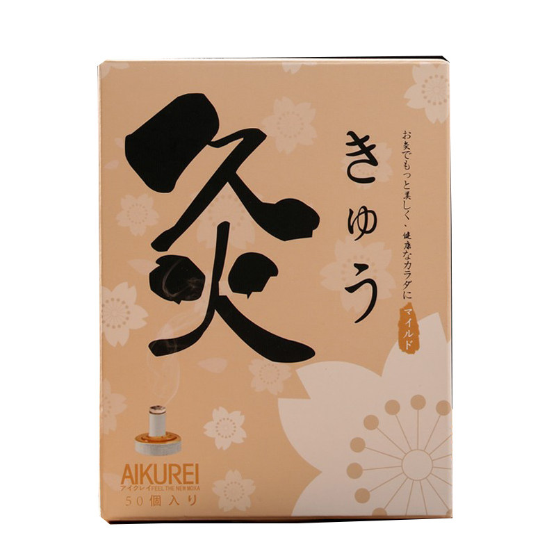 出口日本艾灸控温便携儿童艾柱艾条无烟灸简易艾艾贴直接灸100粒