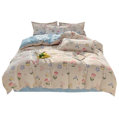 纯棉被套单件100全棉宿舍被单150x200x230单双人180x200被罩新款