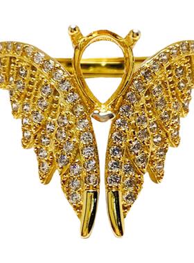 精工大天使之翼轻奢款水滴形戒托