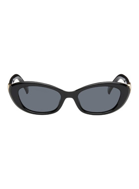 Le Specs 女款黑色 The Whisperer 太阳镜 迷衣时尚