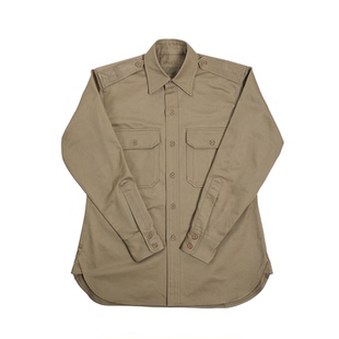 GIZEMO 二战经典卡其色纯棉斜纹布 M38衬衫 KHAKI 飞行员衬衣