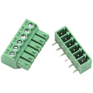 KF2EDG 3.81MM插拔式pcb接线端子弯直针+插座2/3/4/5/6/7/8/9/16p