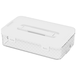 文具收纳盒桌面可叠加大容量透明马克笔笔筒儿童彩铅蜡笔绘画笔盒