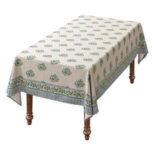 丹宁桌布美式乡村轻奢高级感防水防尘长方形装饰布茶几台布可定制