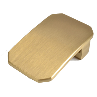 男士纯黄铜平滑扣皮带扣头腰带头板扣实心黄铜尾夹裤带头配件40mm