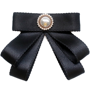 韩版百搭女生领花萝莉JK制服蝴蝶结白色衬衫职业领结领口配饰潮