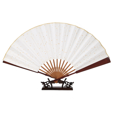 宣纸折扇空白diy书法题字绘画扇