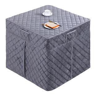 2025新款烤火罩电烤炉套罩取暖桌子套正方形电炉罩套烤火被桌布套