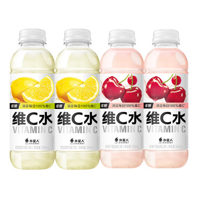 外星人维C水两种口味组合4瓶装