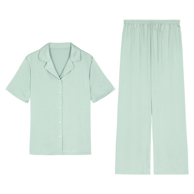 Comfit冰丝大码睡衣套装女